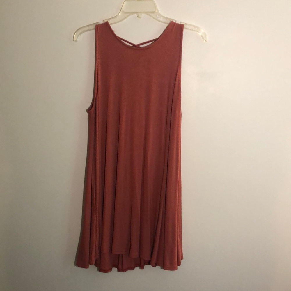 Francesca’s pink mid- thigh dress